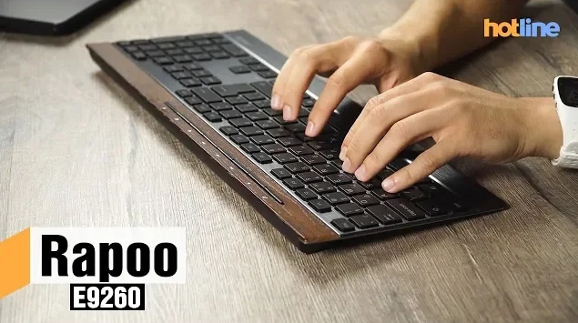 Видеообзор беспроводной клавиатуры Rapoo E9260