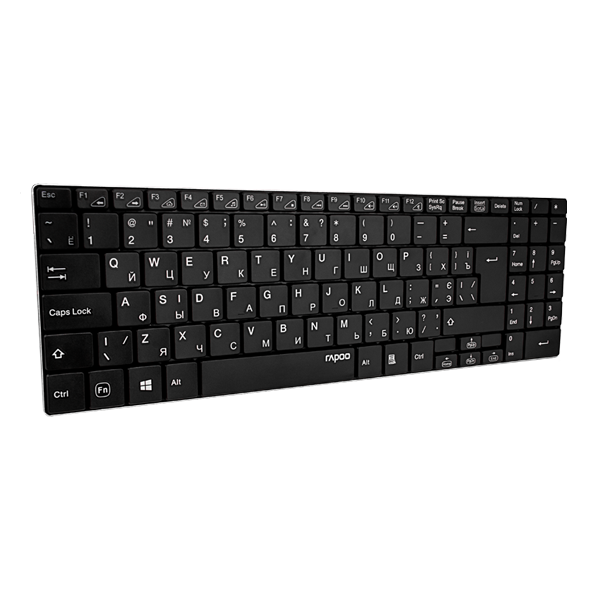 Rapoo Wireless Ultra-slim Keyboard E9070 Black описание